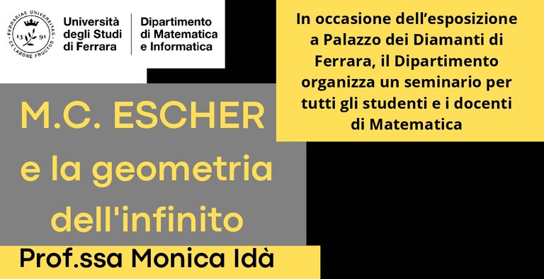 Conferenza Prof. Monica Idà Escher