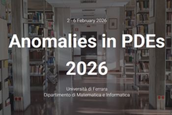 Anomalies in PDEs  - 2026